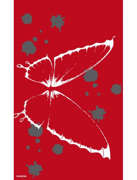 Paréo Butterfly Red