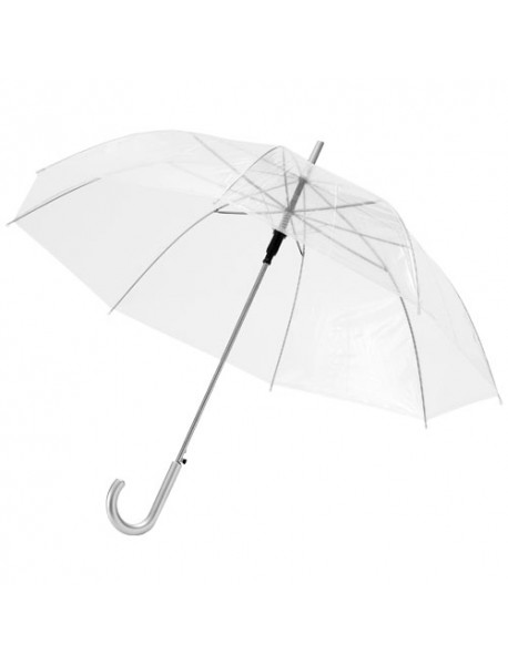 Parapluie automatique transparent 23", blanc translucide