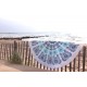 Seviette de plage ronde Mandala Azulito